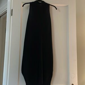 360 cashmere Deanna racerback sweater dress black size XS